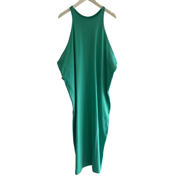 mel cotton tank dress turquoise