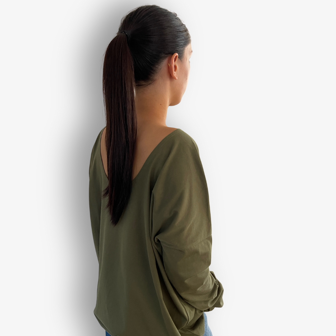 TWO DAUGHTERS REVERSIBLE LS CIRCULAR TSHIRT KHAKI15