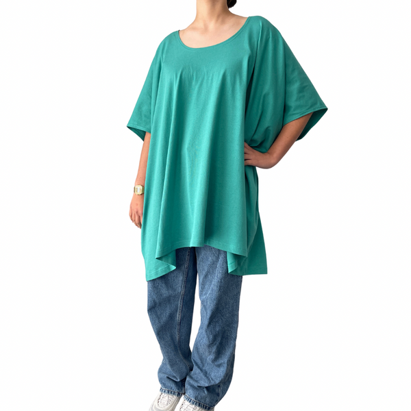TWO DAUGHTERS - Oversized Box Tee - Aquamarine