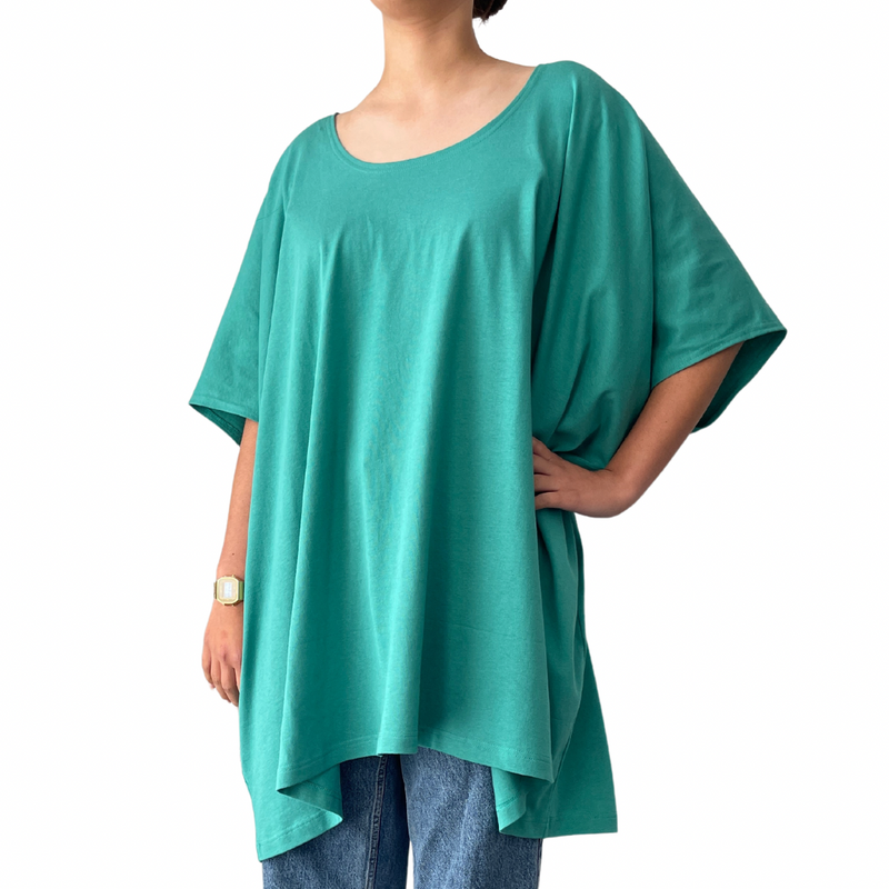 TWO DAUGHTERS - Oversized Box Tee - Aquamarine