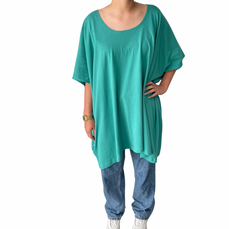 TWO DAUGHTERS - Oversized Box Tee - Aquamarine