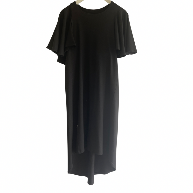 TWO DAUGHTERS - flounce dress - black