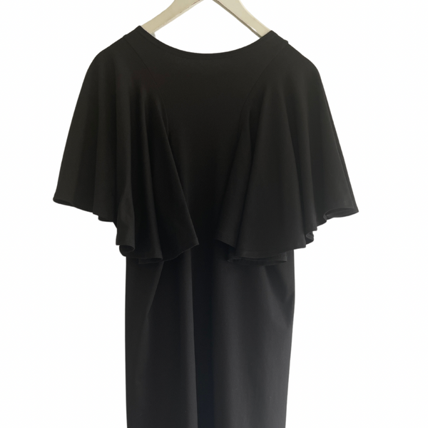 TWO DAUGHTERS - flounce dress - black