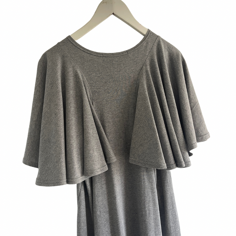 TWO DAUGHTERS - flounce dress - black