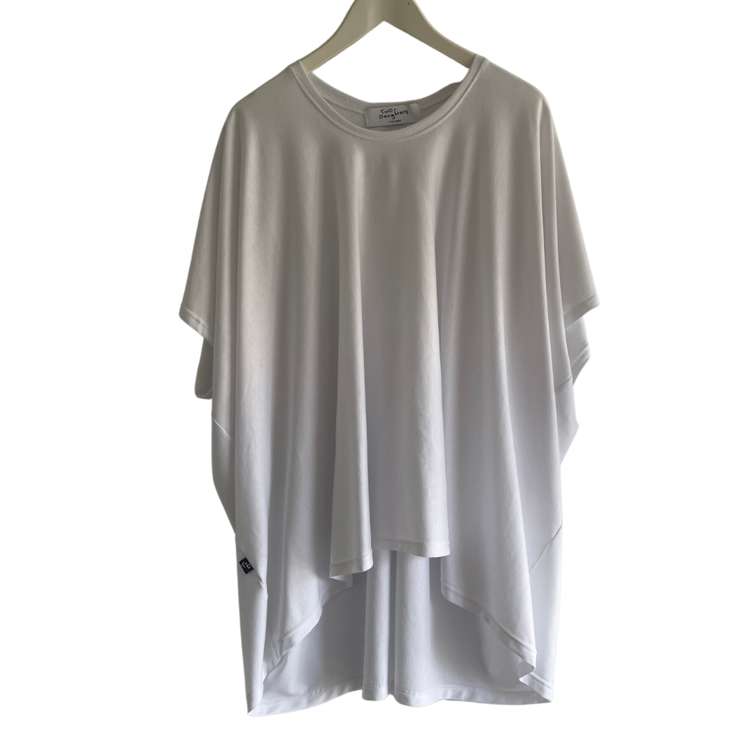 Round Neck Box Tee – White *MADE TO ORDER