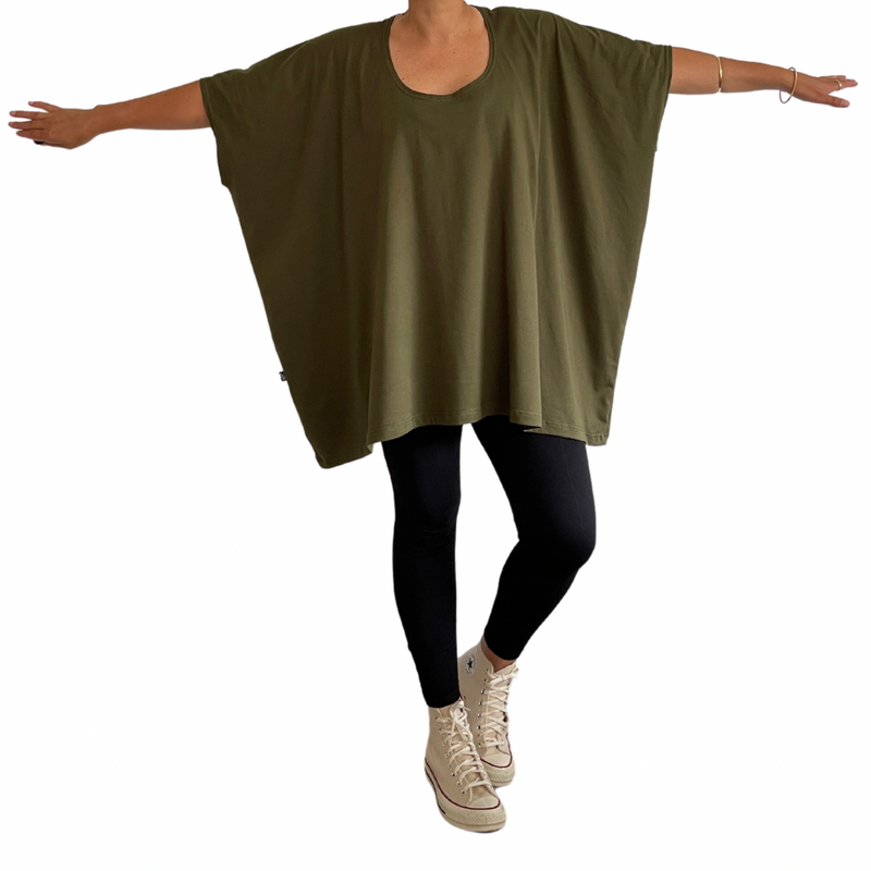 TWO DAUGHTERS - Oversized Box Tee - Aquamarine