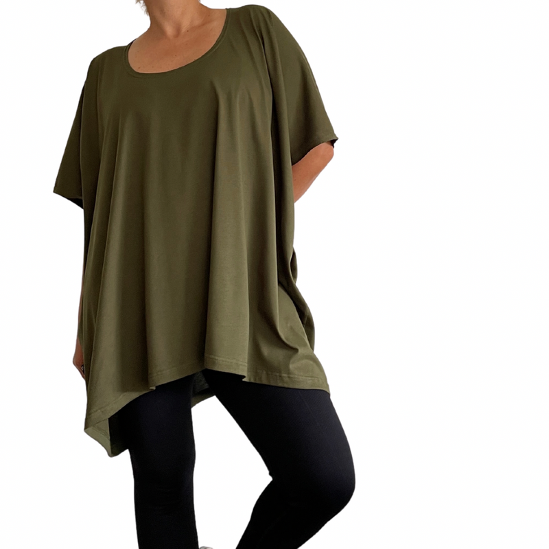 TWO DAUGHTERS - Oversized Box Tee - Aquamarine